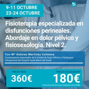 Fisioterapia Especializada En Disfunciones Perineales. Abordaje En Dolor Pélvico Y Fisiosexología. Nivel 2