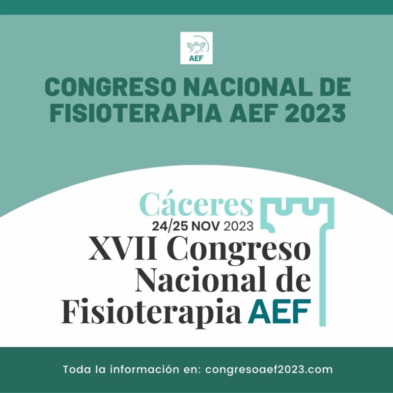 XVII Congreso Nacional de Fisioterapia