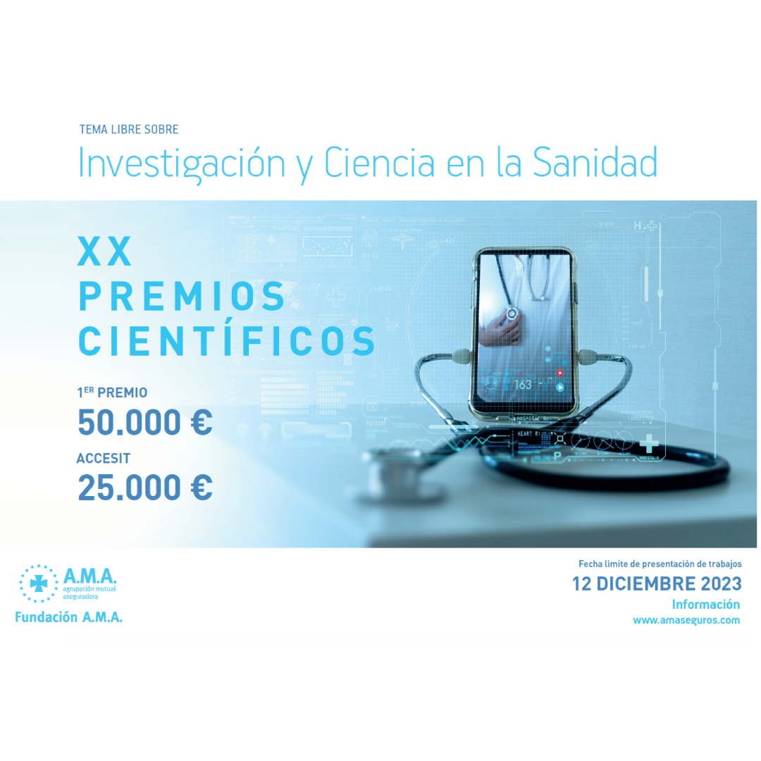 AMA Convoca Sus XX Premios Científicos Sobre Investigación Y Ciencia En La Sanidad
