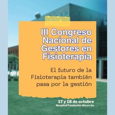 III Congreso Nacional De Gestores En Fisioterapia