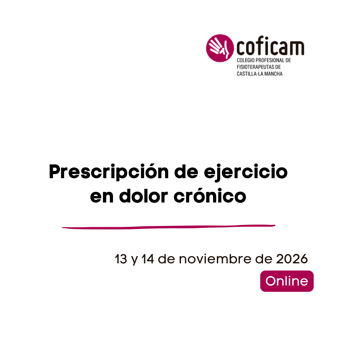 Prescripción de ejercicio en dolor crónico – Online