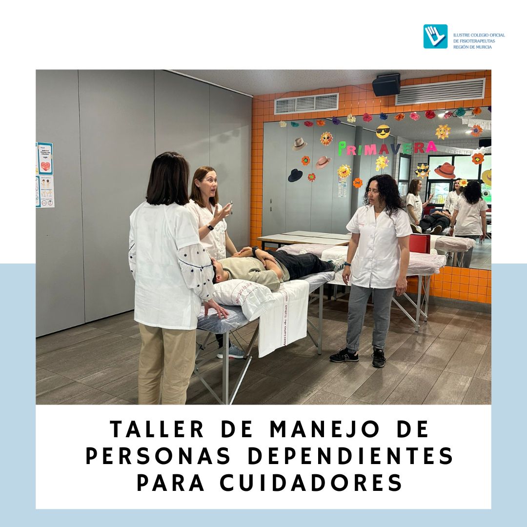 Edivigis Castillo Y Mª Isabel Mollá Imparten Un Taller Sobre Manejo Y Movilización De Personas En El Hogar Del Pensionista De Cabezo De Torres