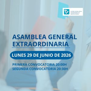 Convocatoria Asamblea General Extraordinaria Del Colegio Oficial De Fisioterapeutas De La Región De Murcia (29-06-26)