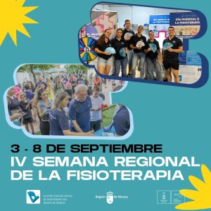 El CoFiRM Celebra La IV Semana Regional De La Fisioterapia Del 3 Al 8 De Septiembre