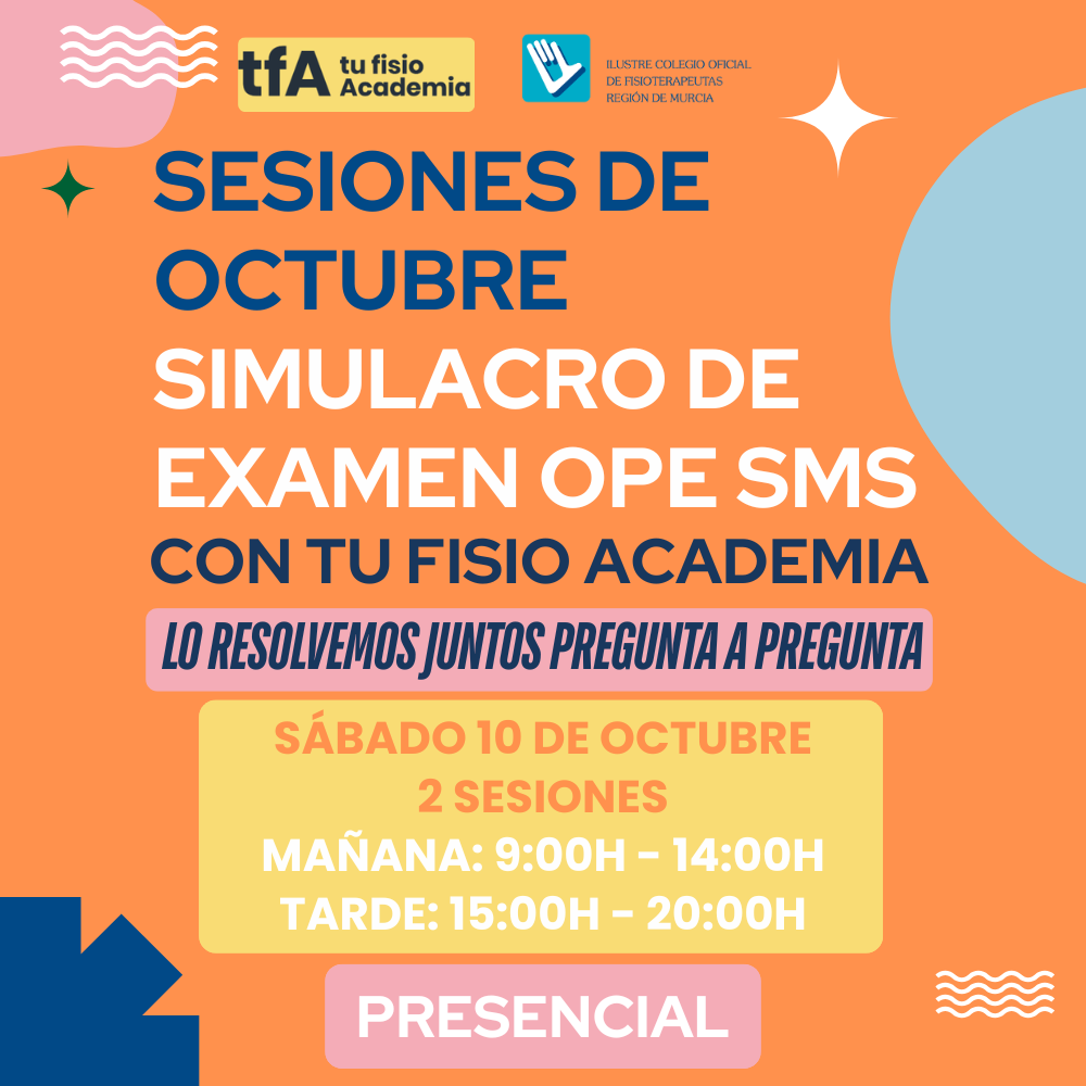 SESIONES DE OCTUBRE – Simulacros de examen OPE SMS – 10 de octubre de 2026